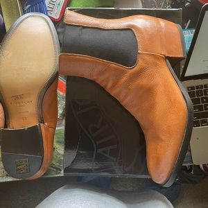 Givenchy brown calf leather boots